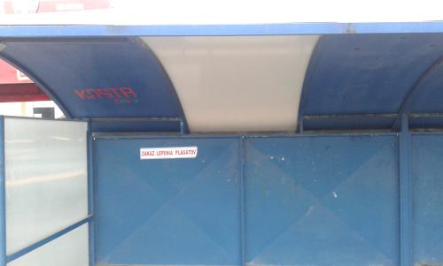 Oprava prístrešku autobusovej zastávky