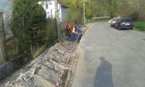 Rekonštrukcia chodníka na ulici Ľ. Štúra