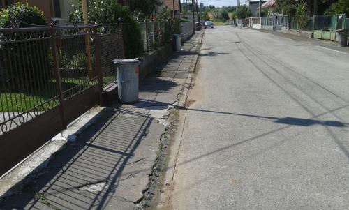 Rekonštrukcia chodníka na ulici Kpt. Nálepku