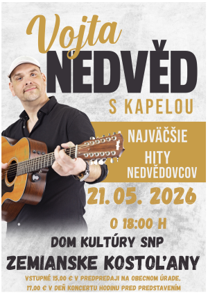 Koncert Vojta Nedvéd