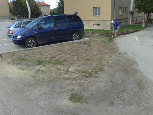 Úprava komunikácie Domovina bytovky