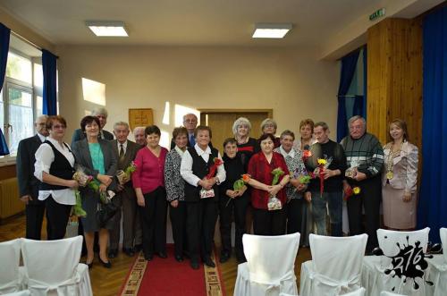 Prijatie jubilantov v obradnej miestnosti - október