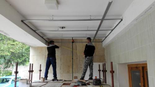 Oprava terasy Domu kultúry SNP