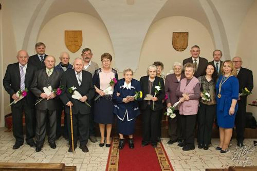 Prijatie jubilantov v obradnej miestnosti - marec